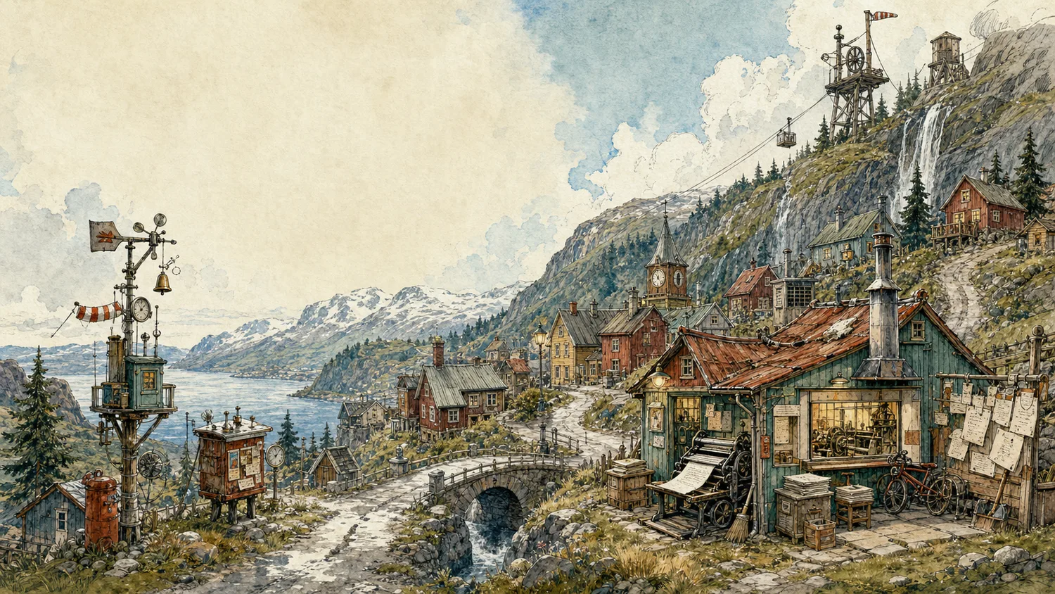 Gateblikk fra valgt kartpunkt i Bakomberg