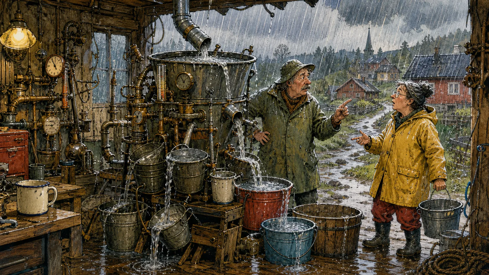 Værikon for Regn lør 18.07, 13–21°