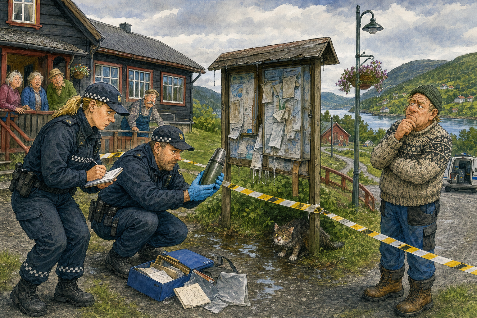 Tegnet hovedmotiv til saken Politiet ber om tips etter uavklart hendelse ved rutetavla: Politiet undersøker en hendelse ved Hjertesvingen bak rutetavla og ønsker kontakt med folk som kan ha sett to personer i området mandag kveld.